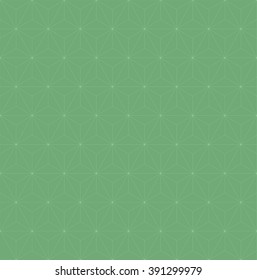 Green geometric seamless pattern with triangle, abstract background, vector. Modern stylish texture. Repeating geometric tiles
