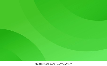 Fondo de Formas geométricas verdes. Onda de sonido dinámica. Elemento de diseño. Ilustración vectorial
