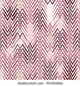 Green geometric Simple vector geometric seamless zigzag tweed pattern. Primitive vector triangle background.