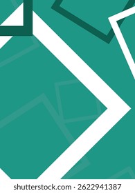 Green geometric square combination vector background