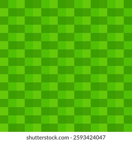 Green geometric St. Patrick pattern with Shamrock. Festive green decor for Irish traditional design. Vector illustration.