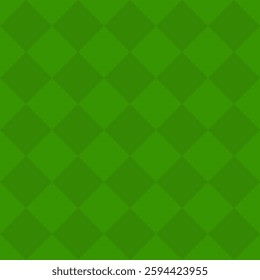 Green geometric St. Patrick pattern with Shamrock. Festive green decor for Irish traditional design. Vector illustration.