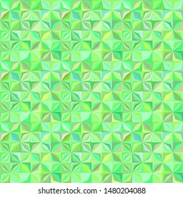 Green geometric striped shape tile mosaic pattern background - vector wall illustration