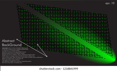 green geometric texture. Abstract background vector can be used in cover design, book design, website background, banner, poster, advertising.
