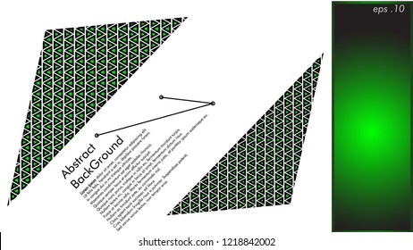 green geometric texture. Abstract background vector can be used in cover design, book design, website background, banner, poster, advertising.