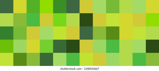 Green geometric texture. Abstract squares background used in cover design, book design, website, banner, poster, advertising. Eps 10 vector illustration