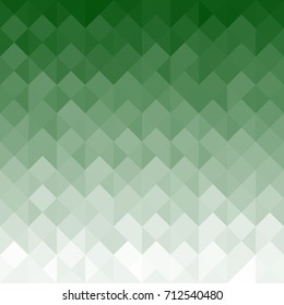Green Geometric Texture with Triangles - Abstract Background