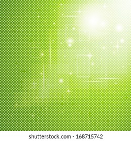 green geometrical abstract background