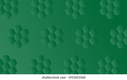 Green geometrical abstract background. Vector illustration