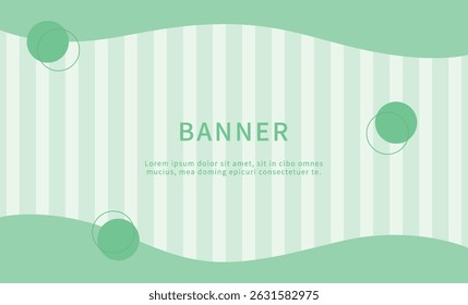 Fundo de geometria verde com listras verticais. 