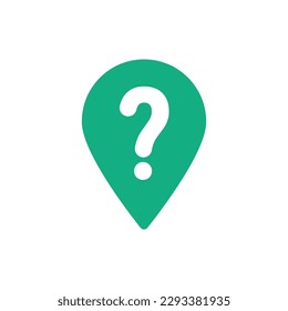 green geotag icon like finding the right place. flat trend modern simple checkpoint info logotype design web element isolated on white. concept of geolocation pictogram or finder home sign