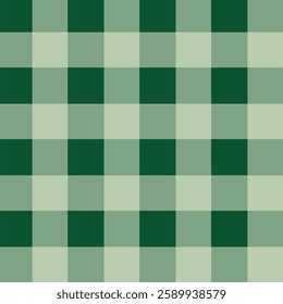 Green Gingham Buffalo Lumberjack Tartan Checkered quilt plaid pattern.Texture for tablecloths,clothes,skirts,dresses,paper,bedding,blankets,quilts,textile.Merry Christmas New Year card background.