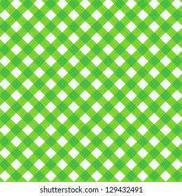 Green gingham cloth with fabric texture, seamless pattern included ( for high res JPEG or TIFF see image 129432485 )