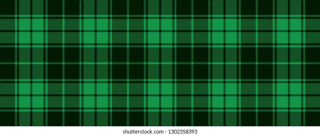 Green gingham, rhombus, buffalo or  lumberjack plaid. Tartan pattern. Vector flanel, memphis style, textile texture. Luxury check or checker dresses. Scottish style cage. Scot zigzag weaving. 