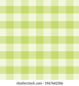 Green gingham seamless pattern vector background include swatches