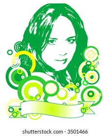Green girl