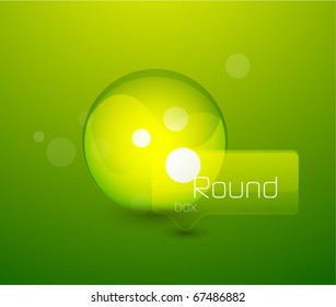Fondo de cristal verde