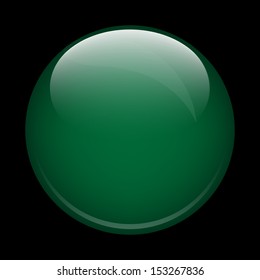 green glass sphere