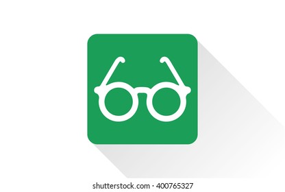 green glasses icon