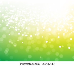 Green glitter abstract magic nature background, summer season wallpaper