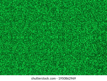 Fondo de círculos verdes. Confeti verde. Ilustración vectorial.
