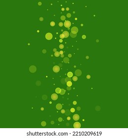 Green glitter on a green background. Explosion of confetti. Vector festive background. Summer, spring print. Abstract element of design for new year, christmass, birthday, wedding card, banner, poster
