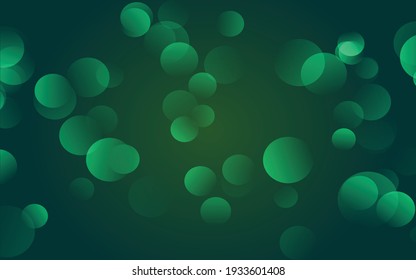 Efecto de brillo verde para el fondo de la luz de boquilla de lujo, Navidad y Año Nuevo 
