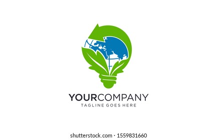 green global energy logo design