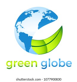 green globe - icon design