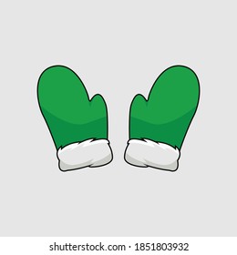 Green Gloves for Christmas day