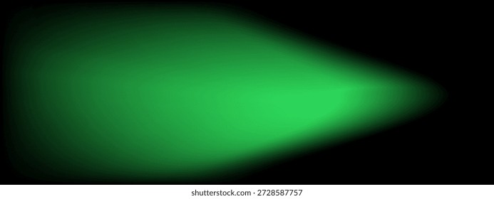 Fondo Abstractas de resplandor verde con degradado oscuro y efecto de luz suave