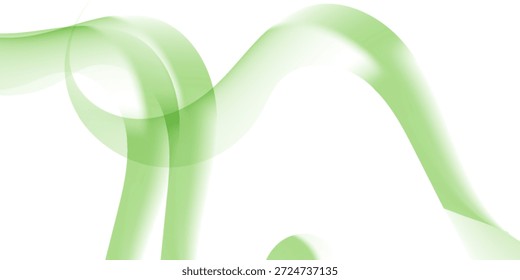 Grün leuchtendes Licht Trail Vektor - grüne Linie Effekt, Wicklung grünen Weg, Welle, gekrümmte Energie Wirbel, moderne kreative trendige Design