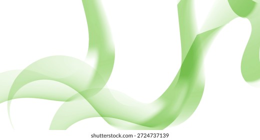 Vetor de trilha de luz brilhante verde - efeito de linha verde, caminho verde sinuoso, onda , vórtice de energia curva, Terno para banner, web, cartaz, panfleto, brochura e apresentação