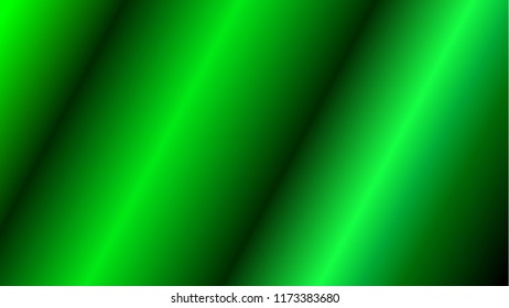 Green glowing metal background. Vector illustration. Inclined bands.Metal background.