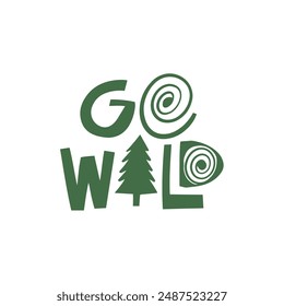 The green Go Wild logo features a tree in place of the letter I, symbolizing nature and adventure