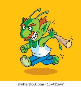 Green Goblin Angry