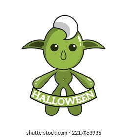 Green Goblin Cute Cartoon Fictional Character Mythological Creature