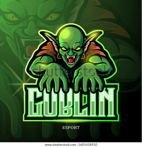 Green goblin mascot\
esport logo design 