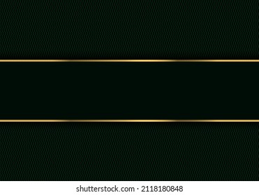 Green and gold background. Vector illustration.