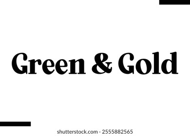  Green  Gold christmas trees quotes text typography