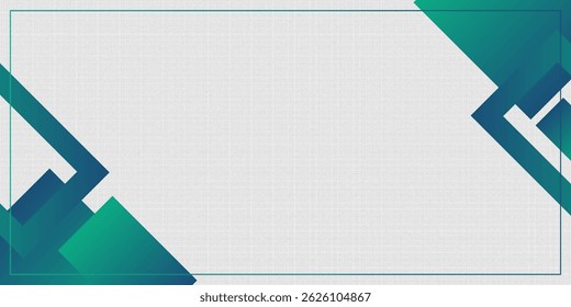 Green and gold geometric effect achievement certificate template.Award diploma design blank. Vector Illustration