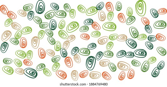 Green gold grey floral pattern background. Hand-drawn vector design for greeting cards. Trendy abstract square Winter Holidays art templates. Suitable for social media post, mobile apps, banner design