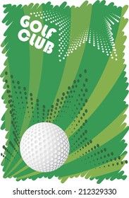 Green golf motive
