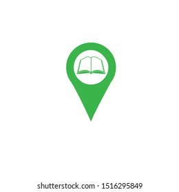 Green GPS Location With Icon Vector Illustration