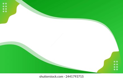Green gradation background. Cool background design for poster, banner, business card, greeting card,wallpaper. Vector illustration