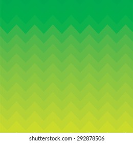 Green gradation from dark to light colors.