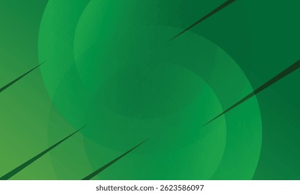 Green gradient abstract background. Circle shapes composition Space. suitable for background, landing page, wallpaper, home screen, theme. vector eps 10