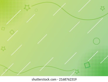 Green gradient abstract background design 