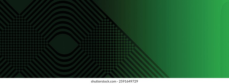 Green gradient abstract background Free vector, Green wave gradient background