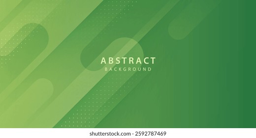 green gradient abstract background. futuristic design concept with diagonal transparent shapes and shadow textures.